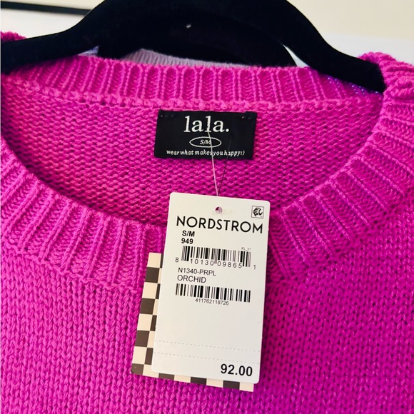 Dressed in Lala Serotonin Smile Oversized Knit in Ultraviolet - Picture 3 of 3